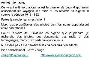 028 ALGERIE VOYAGES RAIDS ET RECORDS 1912 A 1939